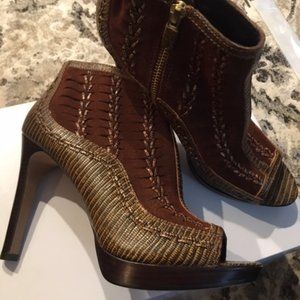 Vince Camuto Brown Suede Booties